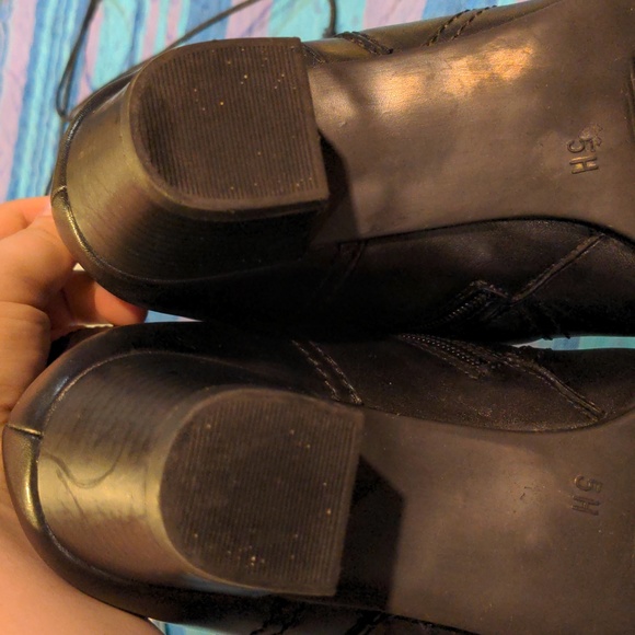 Wide Steps Mascot Black Glove Leather Boot size UK 7.5 W - Picture 13 of 14